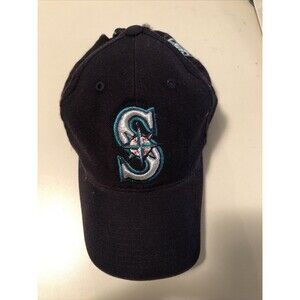 Seattle Mariners MLB Wool Hat Adjustable Black Grossman Tag Rare